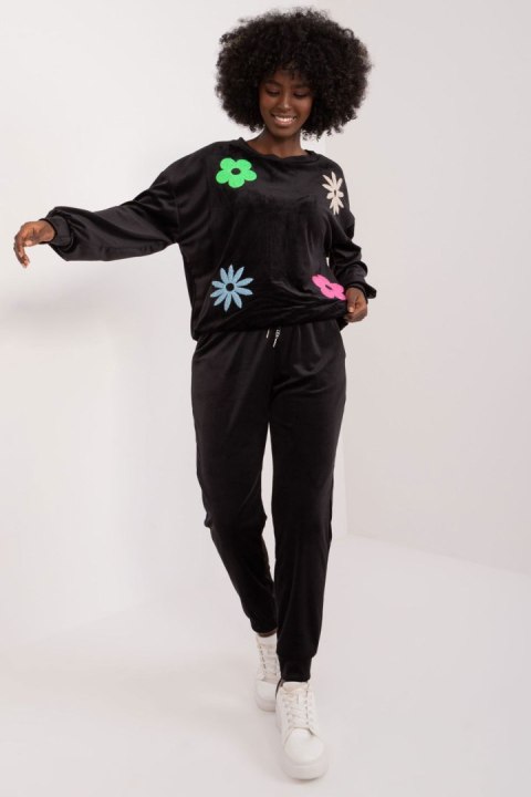 Spodnie Komplet Model DHJ-KMPL-8655.05 Black - Italy Moda Spodnie Komplet Model DHJ-KMPL-8655.05 Black - Italy Moda
