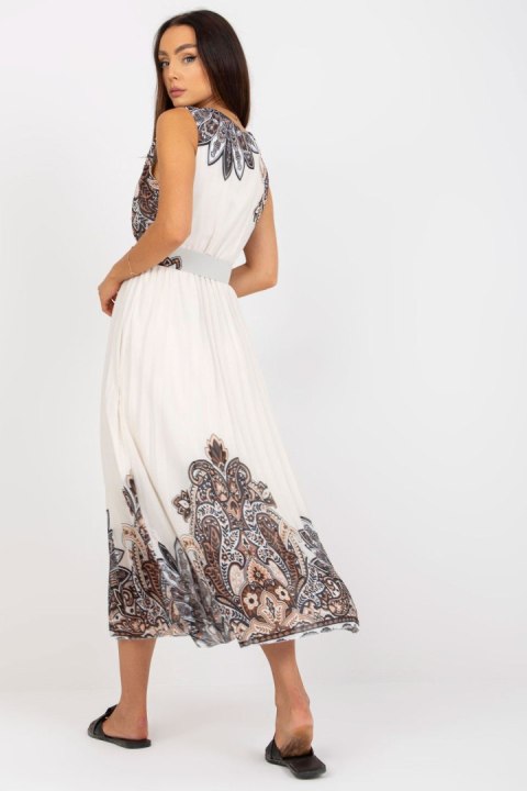 Sukienka Model DHJ-SK-13128.61 White/Black - Italy Moda Sukienka Model DHJ-SK-13128.61 White/Black - Italy Moda