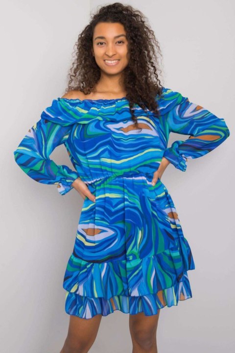 Sukienka Model DHJ-SK-15015-1.48P Dark Blue - Italy Moda Sukienka Model DHJ-SK-15015-1.48P Dark Blue - Italy Moda