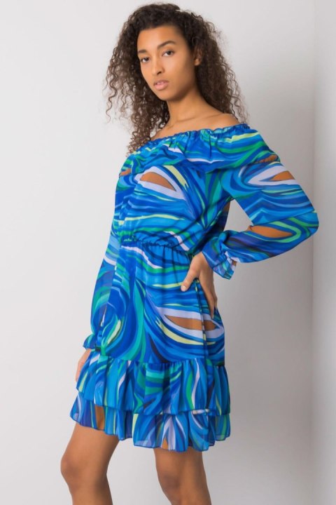Sukienka Model DHJ-SK-15015-1.48P Dark Blue - Italy Moda Sukienka Model DHJ-SK-15015-1.48P Dark Blue - Italy Moda
