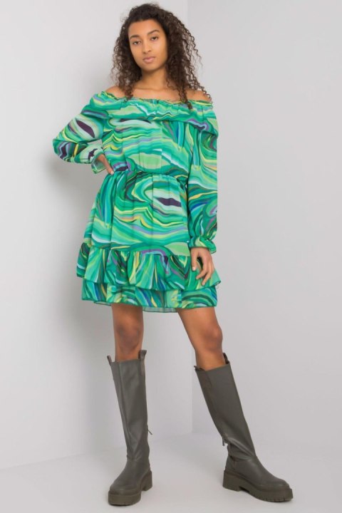 Sukienka Model DHJ-SK-15015-1.48P Green - Italy Moda Sukienka Model DHJ-SK-15015-1.48P Green - Italy Moda