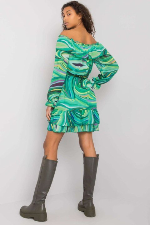 Sukienka Model DHJ-SK-15015-1.48P Green - Italy Moda Sukienka Model DHJ-SK-15015-1.48P Green - Italy Moda