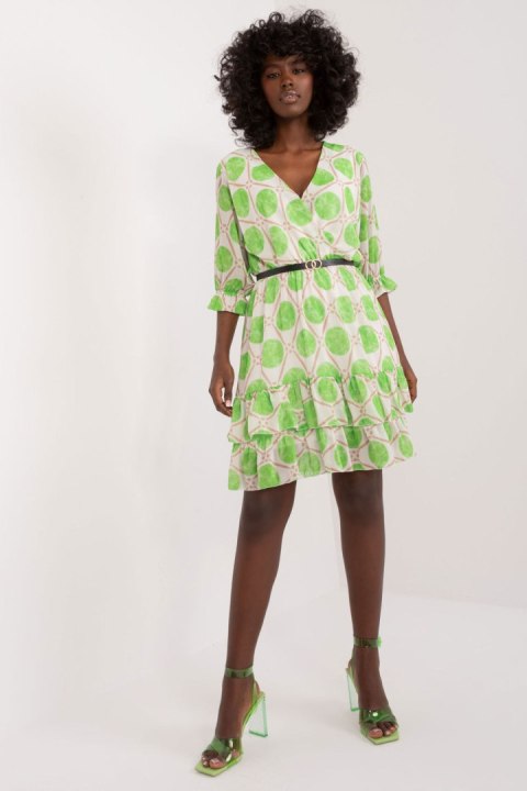 Sukienka Model DHJ-SK-17370.83 Light Green - Italy Moda Sukienka Model DHJ-SK-17370.83 Light Green - Italy Moda