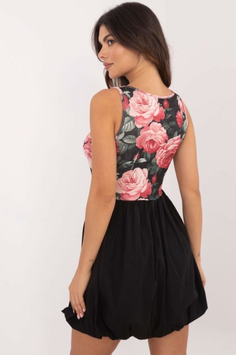 Sukienka Model DHJ-SK-19805-2.65 Black/Pink - Italy Moda Sukienka Model DHJ-SK-19805-2.65 Black/Pink - Italy Moda