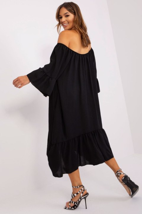Sukienka Model DHJ-SK-6057.93 Black - Italy Moda Sukienka Model DHJ-SK-6057.93 Black - Italy Moda