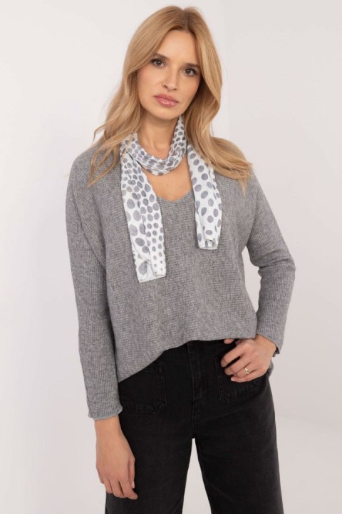 Sweter Damski Model DHJ-BZ-19226.91 Grey - Italy Moda Sweter Damski Model DHJ-BZ-19226.91 Grey - Italy Moda
