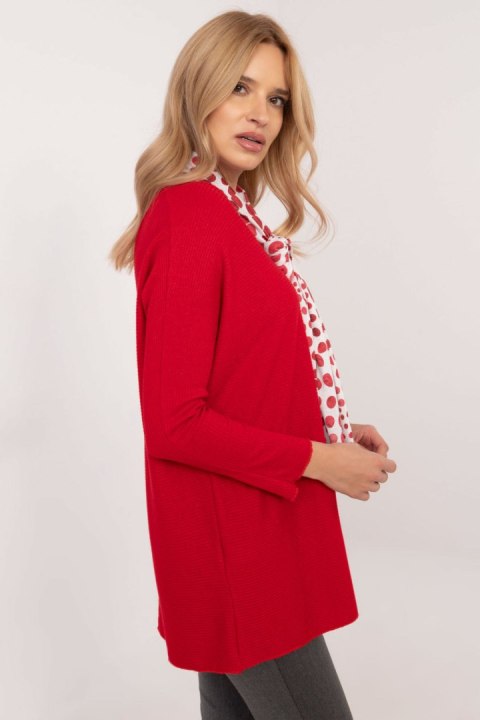 Sweter Damski Model DHJ-BZ-19226.91Red - Italy Moda Sweter Damski Model DHJ-BZ-19226.91Red - Italy Moda