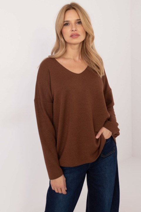 Sweter Damski Model DHJ-BZ-19238.26 brown - Italy Moda Sweter Damski Model DHJ-BZ-19238.26 brown - Italy Moda