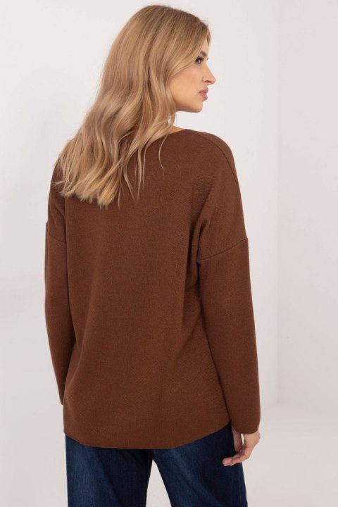 Sweter Damski Model DHJ-BZ-19238.26 brown - Italy Moda Sweter Damski Model DHJ-BZ-19238.26 brown - Italy Moda