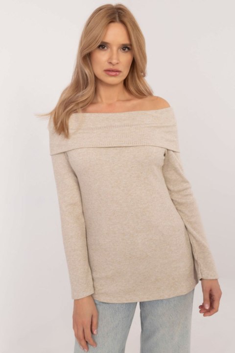Sweter Damski Model DHJ-SW-A2449.33 Beige - Italy Moda Sweter Damski Model DHJ-SW-A2449.33 Beige - Italy Moda