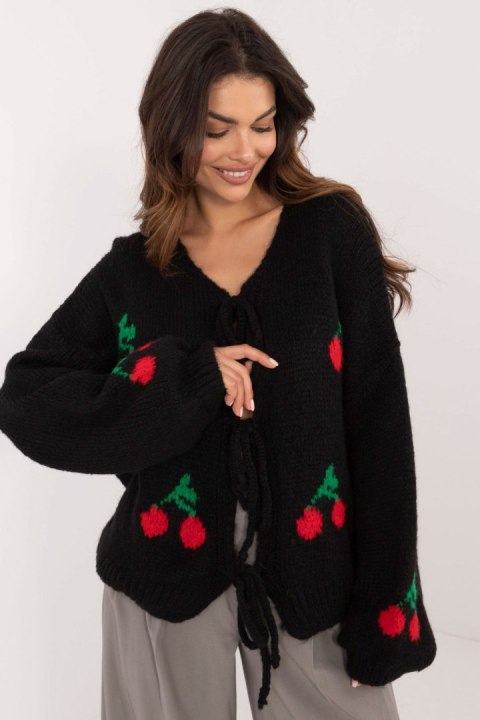 Sweter Damski Model MI-SW-2910.62 Black - Italy Moda Sweter Damski Model MI-SW-2910.62 Black - Italy Moda