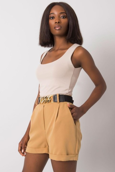 Szorty Damskie Model DHJ-SN-13186.03P Camel - Italy Moda Szorty Damskie Model DHJ-SN-13186.03P Camel - Italy Moda