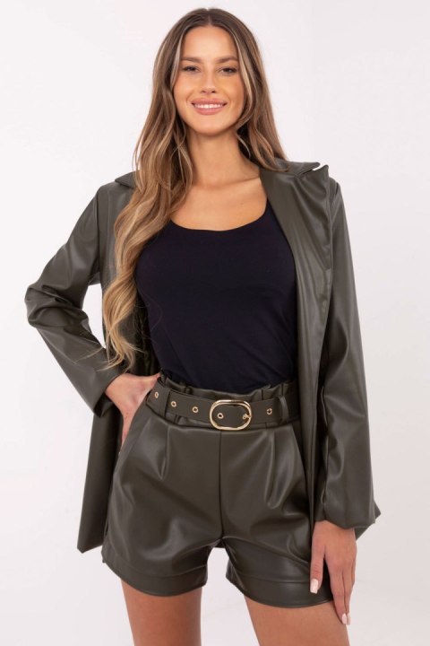 Szorty Damskie Model DHJ-SN-8701.18P Khaki - Italy Moda Szorty Damskie Model DHJ-SN-8701.18P Khaki - Italy Moda