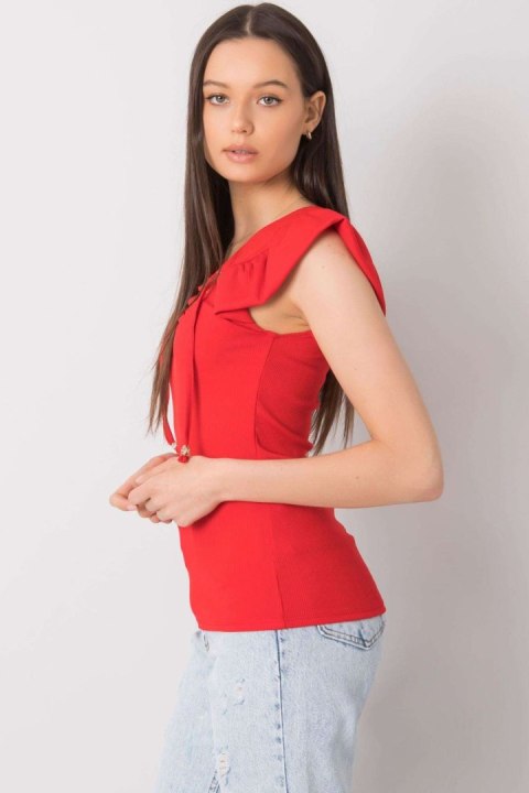 Bluzka Model DHJ-BZ-13301.34P Red - Italy Moda Bluzka Model DHJ-BZ-13301.34P Red - Italy Moda