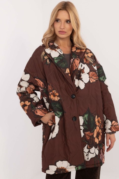 Kurtka Damska Model DHJ-KR-A8513.93 Brown - Italy Moda Kurtka Damska Model DHJ-KR-A8513.93 Brown - Italy Moda