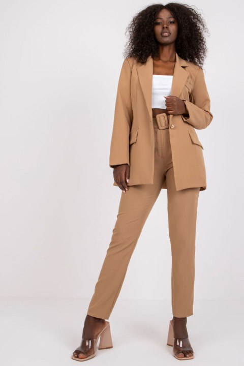 Marynarka Model DHJ-MA-15556.22X Camel - Italy Moda Marynarka Model DHJ-MA-15556.22X Camel - Italy Moda