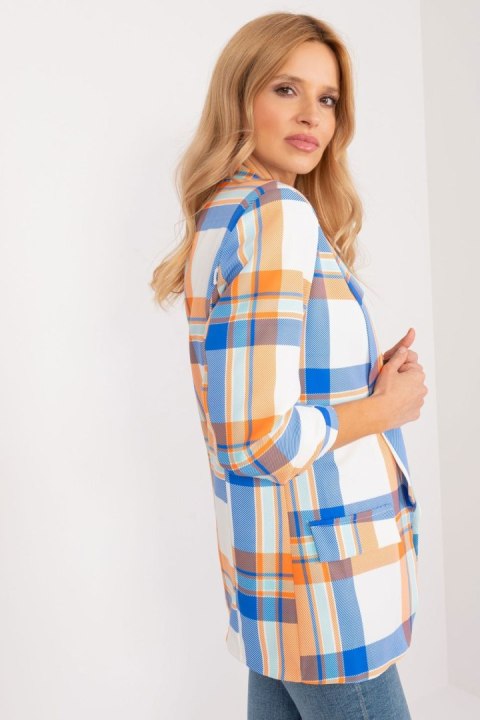 Marynarka Model DHJ-MA-18922.43 Orange - Italy Moda Marynarka Model DHJ-MA-18922.43 Orange - Italy Moda