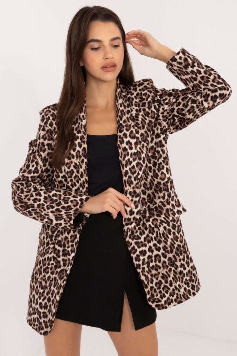 Marynarka Model DHJ-MA-19790.86 Black/Beige - Italy Moda Marynarka Model DHJ-MA-19790.86 Black/Beige - Italy Moda