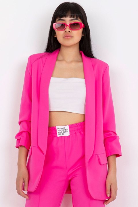 Marynarka Model DHJ-MA-7684.15P Fluo Pink - Italy Moda Marynarka Model DHJ-MA-7684.15P Fluo Pink - Italy Moda