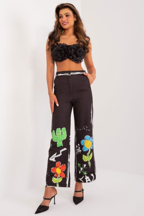 Spodnie Damskie Model DHJ-SP-18857.31 Black - Italy Moda Spodnie Damskie Model DHJ-SP-18857.31 Black - Italy Moda