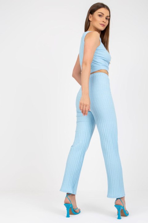 Spodnie Komplet Model DHJ-KMPL-9587.82 Light Blue - Italy Moda Spodnie Komplet Model DHJ-KMPL-9587.82 Light Blue - Italy Moda