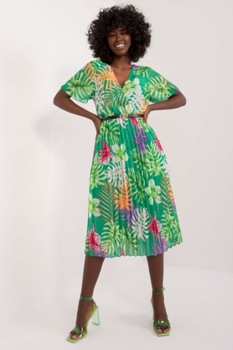 Sukienka Model DHJ-SK-13162-3.90 Green - Italy Moda Sukienka Model DHJ-SK-13162-3.90 Green - Italy Moda