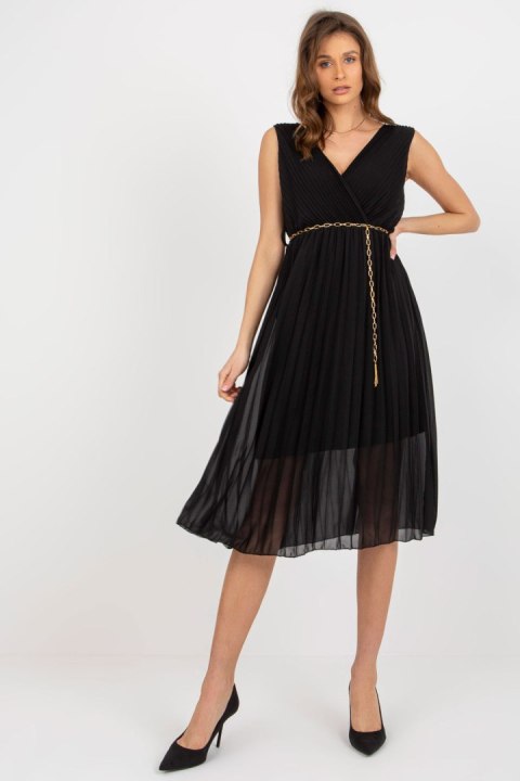 Sukienka Model DHJ-SK-13168.21X Black - Italy Moda Sukienka Model DHJ-SK-13168.21X Black - Italy Moda