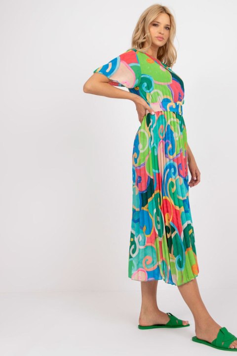 Sukienka Model DHJ-SK-13769.66P Green - Italy Moda Sukienka Model DHJ-SK-13769.66P Green - Italy Moda