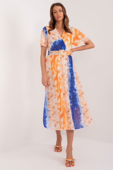 Sukienka Model DHJ-SK-15967-2.86 Orange - Italy Moda Sukienka Model DHJ-SK-15967-2.86 Orange - Italy Moda