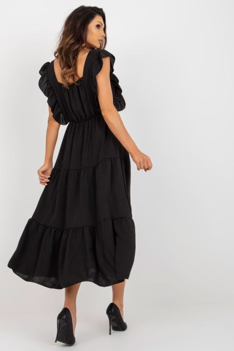 Sukienka Model DHJ-SK-8352.04 Black - Italy Moda Sukienka Model DHJ-SK-8352.04 Black - Italy Moda