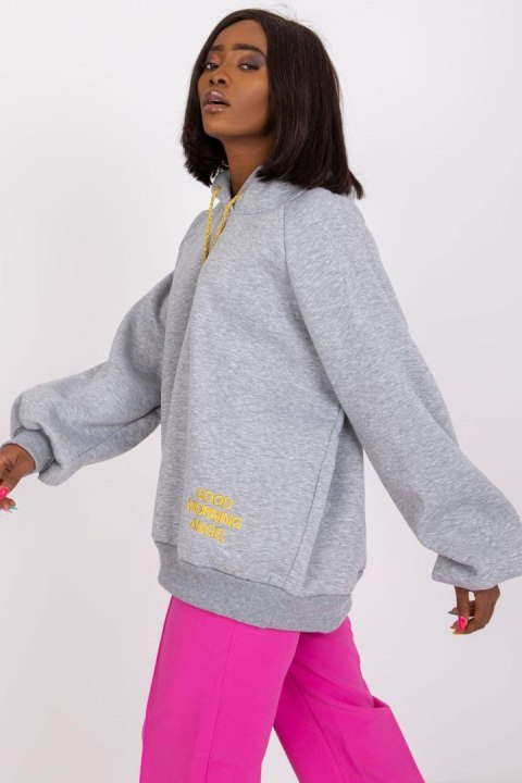 Bluza Damska Model EM-BL-407.06 Grey - Ex Moda Bluza Damska Model EM-BL-407.06 Grey - Ex Moda