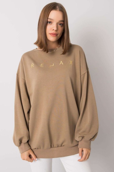 Bluza Damska Model EM-BL-536/2.04 Dark Beige - Ex Moda Bluza Damska Model EM-BL-536/2.04 Dark Beige - Ex Moda