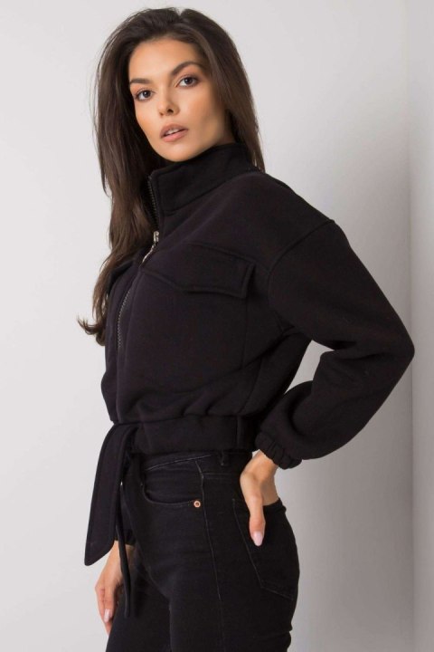 Bluza Damska Model EM-BL-638.37P Black - Ex Moda Bluza Damska Model EM-BL-638.37P Black - Ex Moda