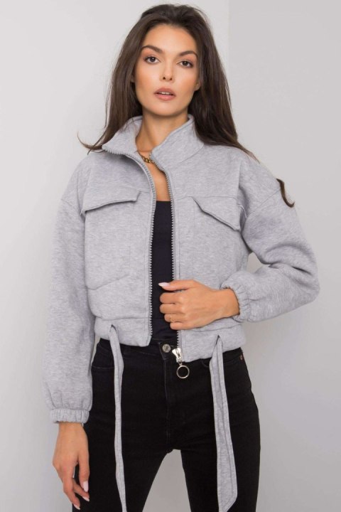 Bluza Damska Model EM-BL-638.37P Grey - Ex Moda Bluza Damska Model EM-BL-638.37P Grey - Ex Moda