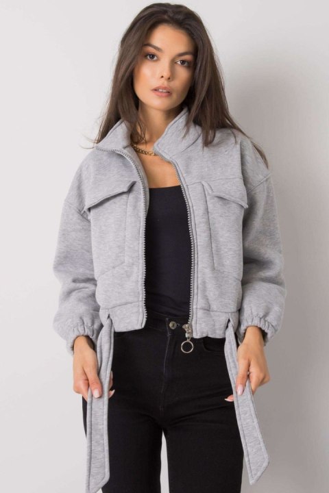Bluza Damska Model EM-BL-638.37P Grey - Ex Moda Bluza Damska Model EM-BL-638.37P Grey - Ex Moda