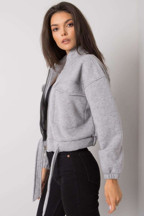 Bluza Damska Model EM-BL-638.37P Grey - Ex Moda Bluza Damska Model EM-BL-638.37P Grey - Ex Moda