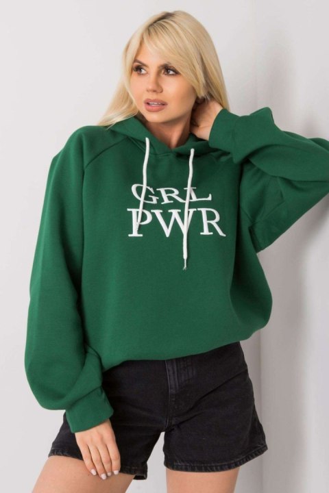 Bluza Damska Model EM-BL-651/3.39X Dark Green - Ex Moda Bluza Damska Model EM-BL-651/3.39X Dark Green - Ex Moda