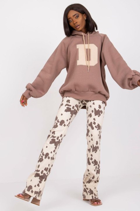 Bluza Damska Model EM-BL-651/D.29X Brown - Ex Moda Bluza Damska Model EM-BL-651/D.29X Brown - Ex Moda