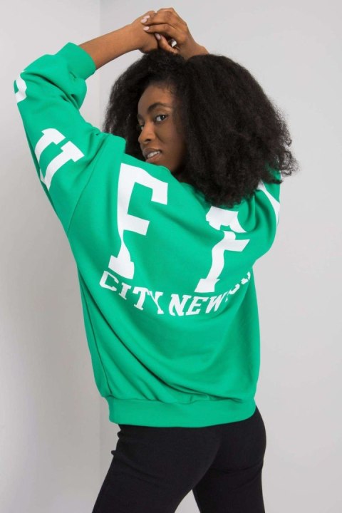 Bluza Damska Model EM-BL-710.14 Green - Ex Moda Bluza Damska Model EM-BL-710.14 Green - Ex Moda