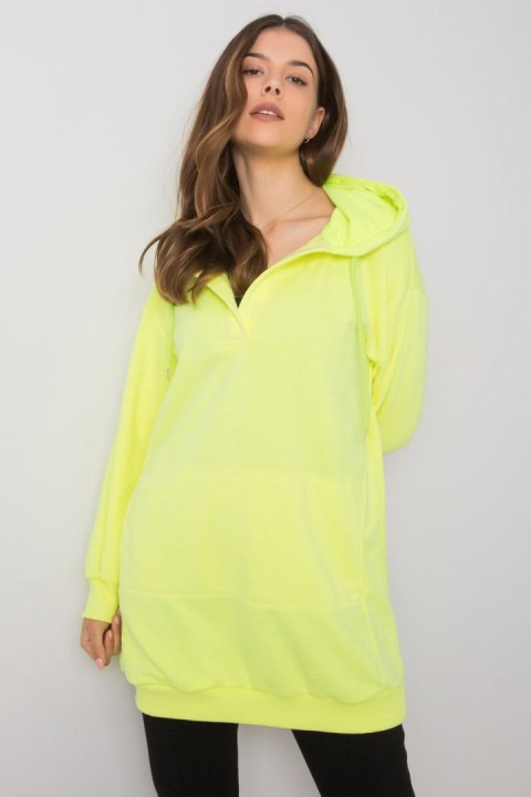 Bluza Damska Model EM-BL-ES-21-528.12X Fluo Yellow - Ex Moda Bluza Damska Model EM-BL-ES-21-528.12X Fluo Yellow - Ex Moda