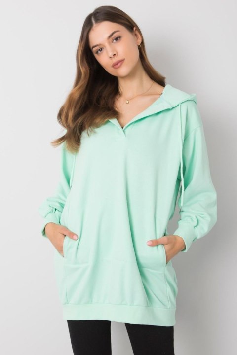 Bluza Damska Model EM-BL-ES-21-528.12X Mint - Ex Moda Bluza Damska Model EM-BL-ES-21-528.12X Mint - Ex Moda