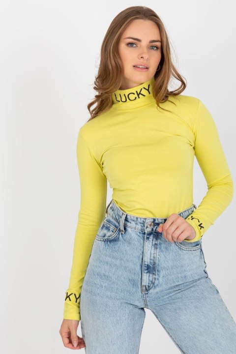 Bluzka Model EM-BZ-U607.77P Light Yellow - Ex Moda Bluzka Model EM-BZ-U607.77P Light Yellow - Ex Moda