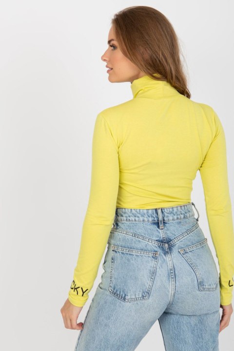 Bluzka Model EM-BZ-U607.77P Light Yellow - Ex Moda Bluzka Model EM-BZ-U607.77P Light Yellow - Ex Moda