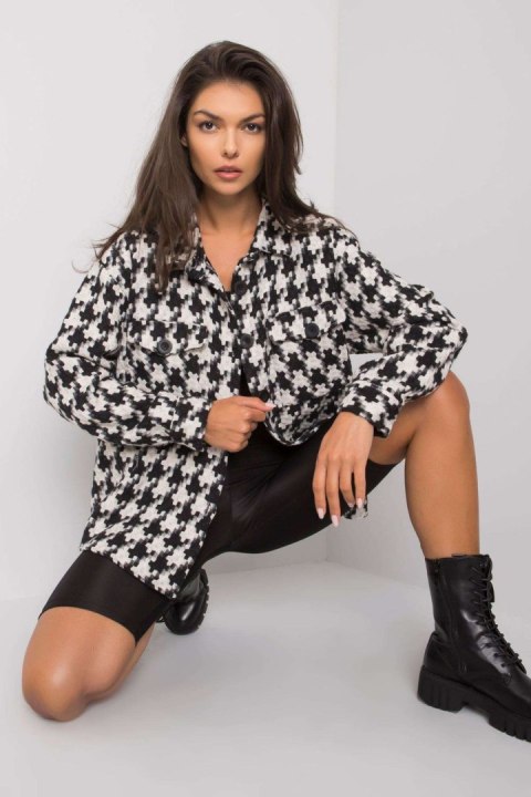 Koszula Damska Model EM-KS-178.34 White/Black - Ex Moda Koszula Damska Model EM-KS-178.34 White/Black - Ex Moda