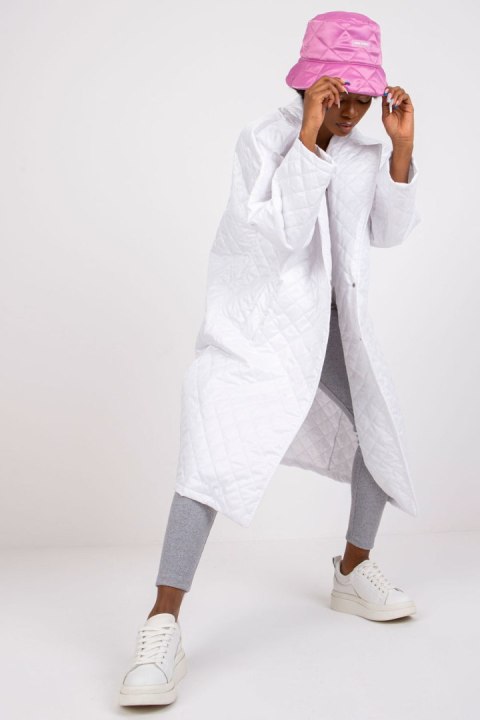 Płaszcz Damski Model EM-PL-655.91 White - Ex Moda Płaszcz Damski Model EM-PL-655.91 White - Ex Moda