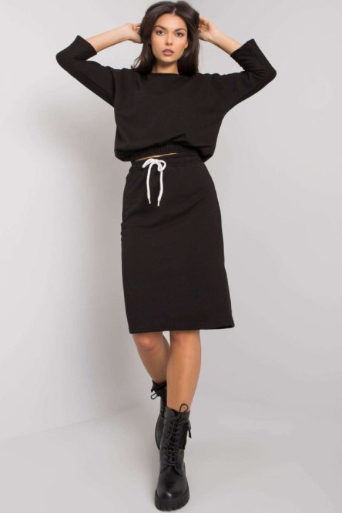 Spódnica Komplet Model EM-KMPL-621.21P Black - Ex Moda Spódnica Komplet Model EM-KMPL-621.21P Black - Ex Moda