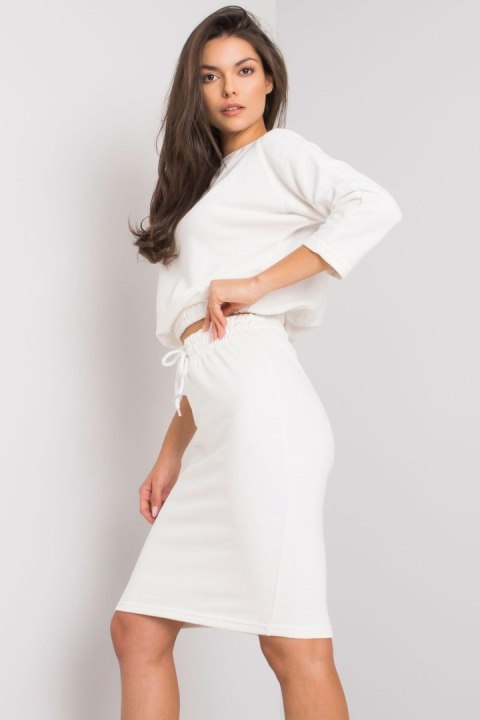Spódnica Komplet Model EM-KMPL-621.21P White - Ex Moda Spódnica Komplet Model EM-KMPL-621.21P White - Ex Moda