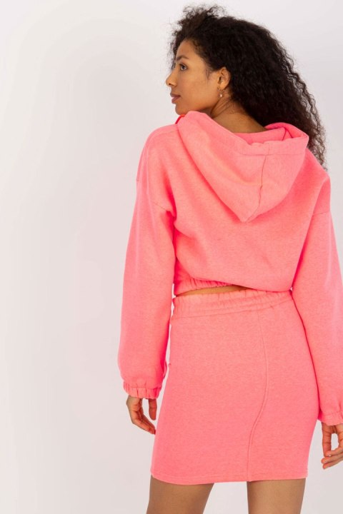 Spódnica Komplet Model EM-KMPL-705.25 Fluo Pink - Ex Moda Spódnica Komplet Model EM-KMPL-705.25 Fluo Pink - Ex Moda
