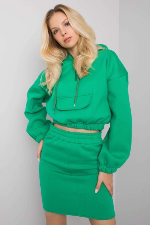 Spódnica Komplet Model EM-KMPL-705.25 Green - Ex Moda Spódnica Komplet Model EM-KMPL-705.25 Green - Ex Moda