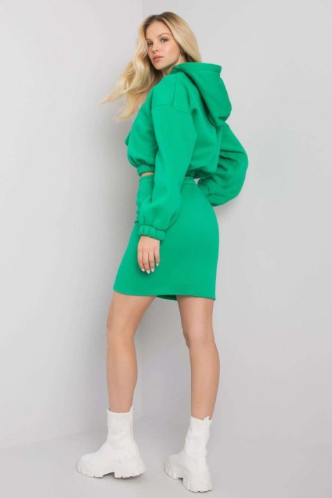 Spódnica Komplet Model EM-KMPL-705.25 Green - Ex Moda Spódnica Komplet Model EM-KMPL-705.25 Green - Ex Moda